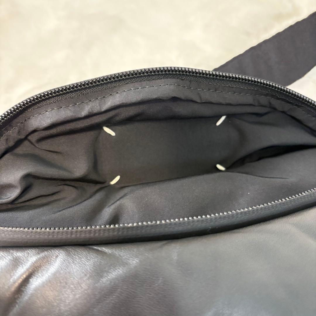 美品 メゾンマルジェラ グラムスラム レザー ボディバッグ ウエストポーチ