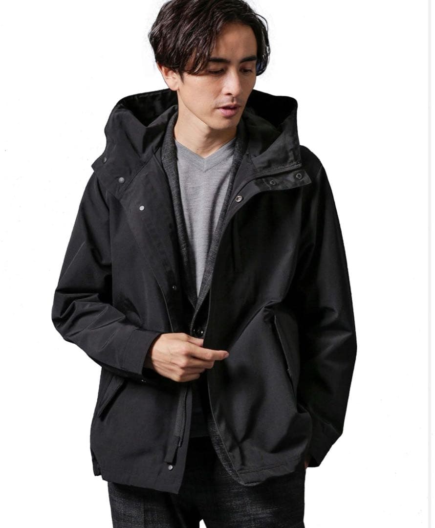 ナノユニバース HOTOPIA ショートモッズコート ヒーター付き 定価5万