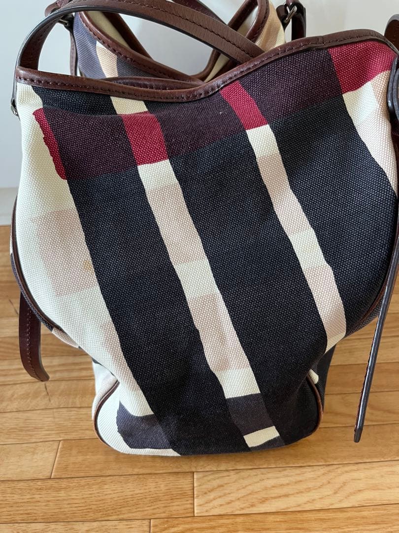 希少　BURBERRY ESTABLISHED メガチェック　トートバッグ