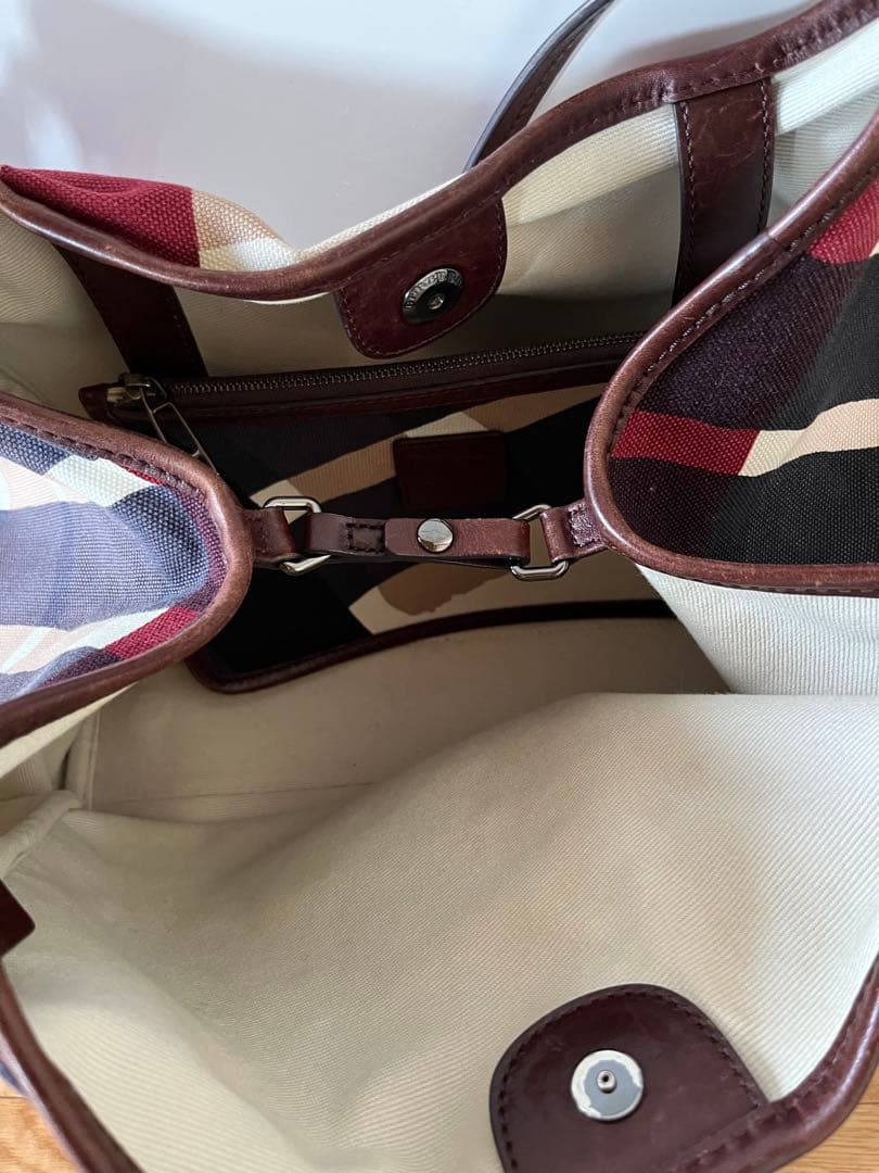希少　BURBERRY ESTABLISHED メガチェック　トートバッグ