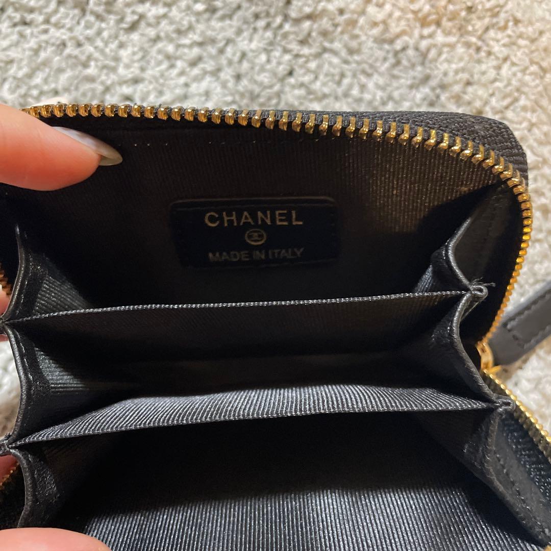 CHANEL キルティング　財布　小銭入れ　カード