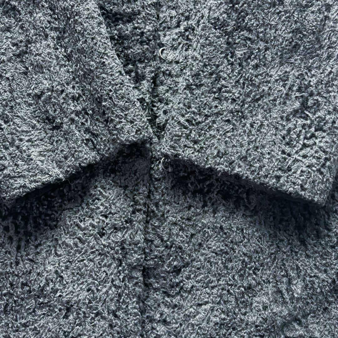 岐阜毛被チベットラム×ミンクファー マキシ丈ロングコート シルク混 身幅2Way