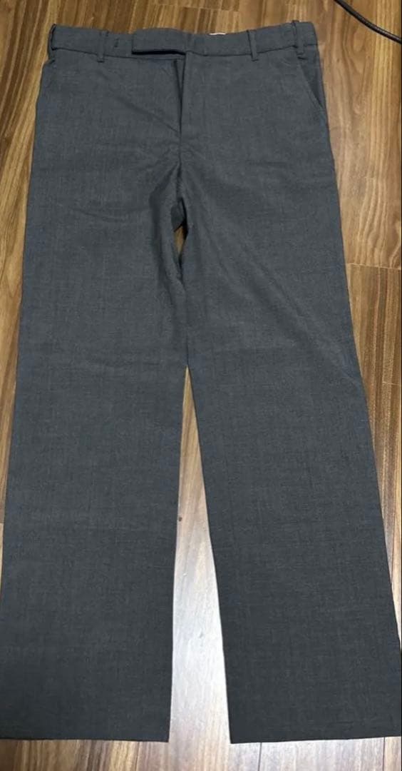 CORNERSTONE 21AW ボタンフレアパンツ グレー