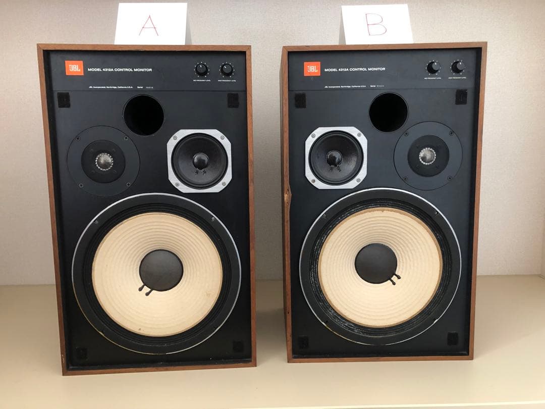 【JBL】4312A ウォールナット/ABペア ※説明を最後までお読みください