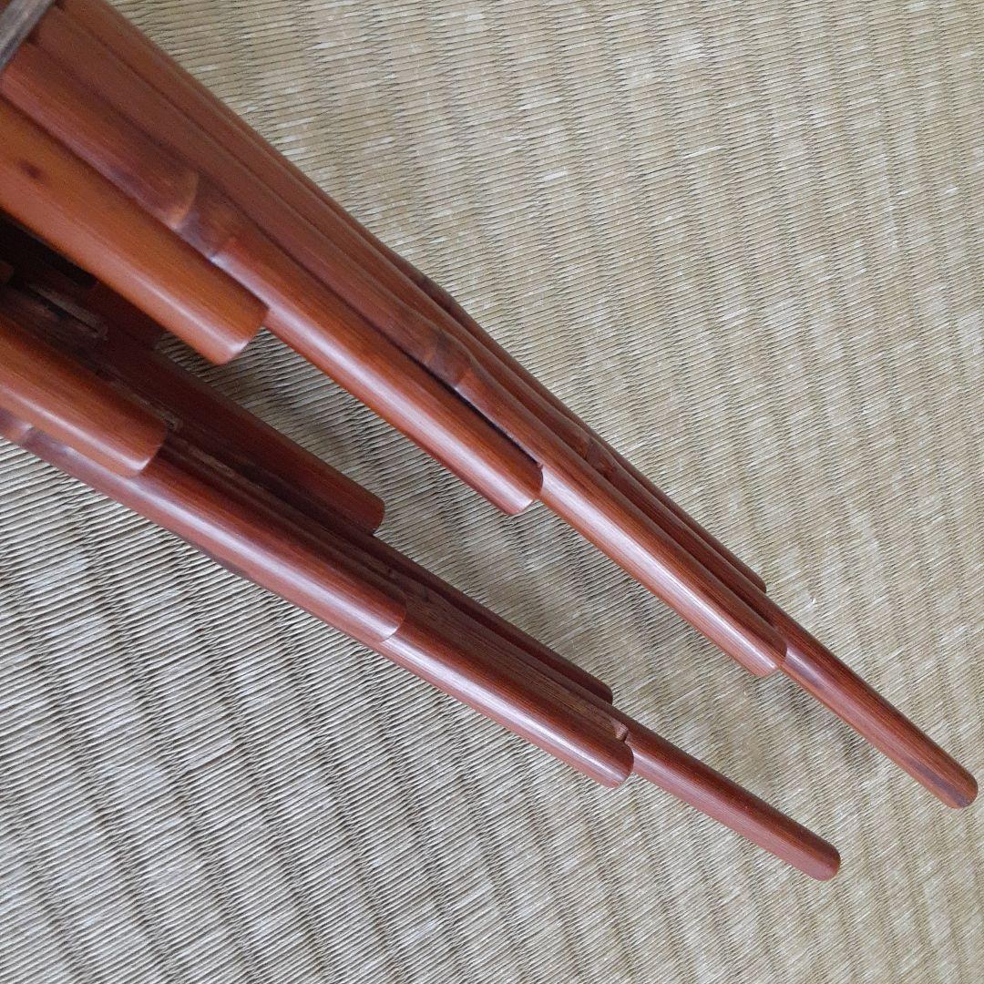 雅楽　笙　煤竹　矢竹　雌竹