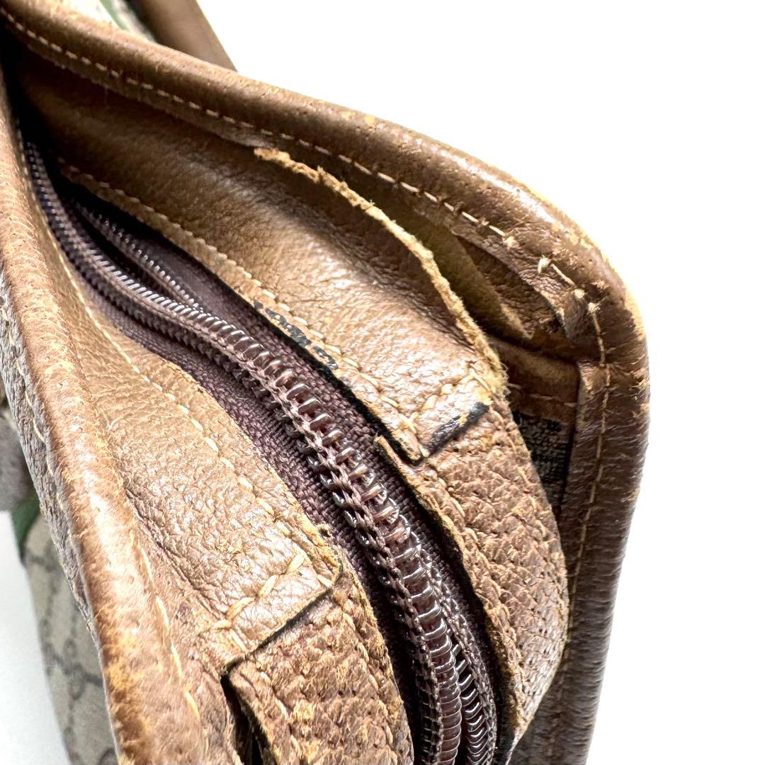 GUCCI オールドグッチ ビジネスバッグ ハンドバッグ シェリーライン GG