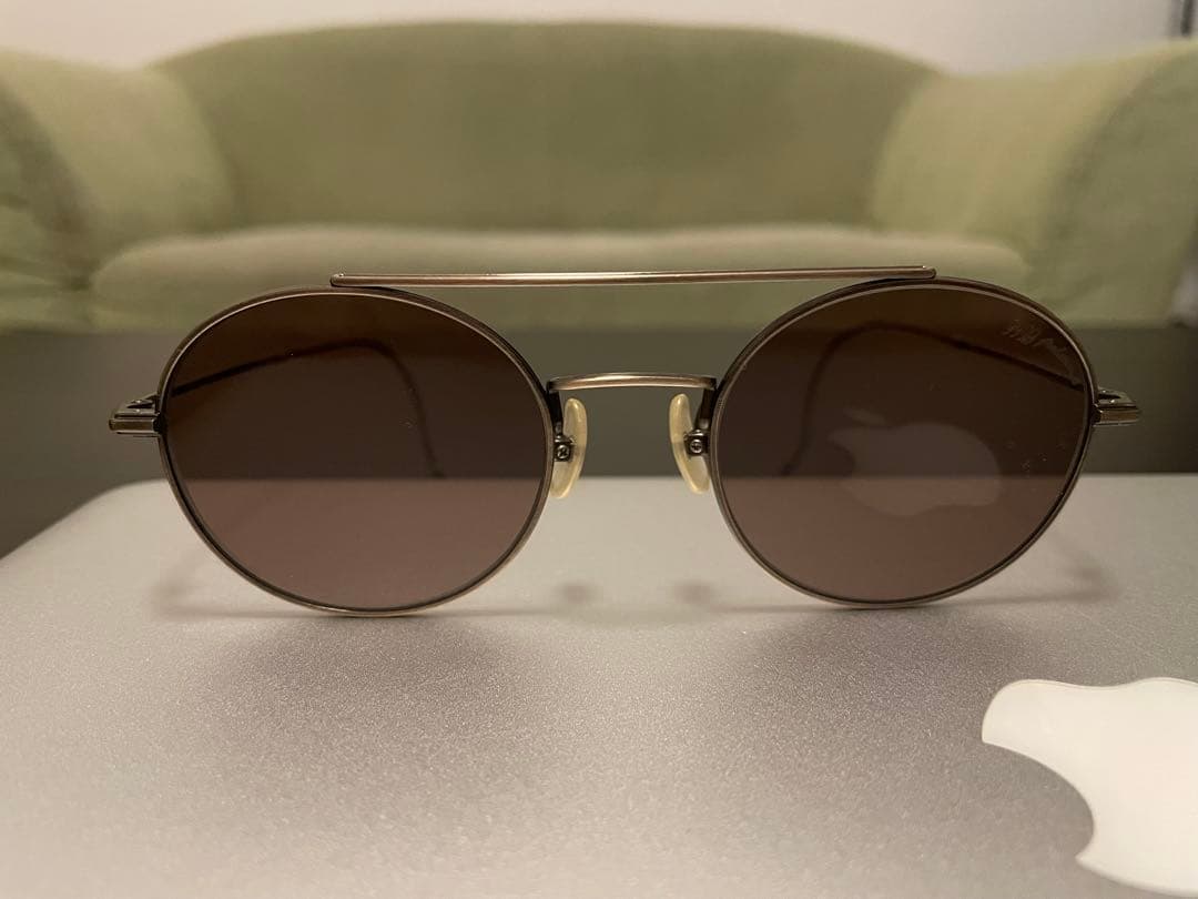 999.9 フォーナインズ feelsun ラウンドサングラス 純正ケース付き