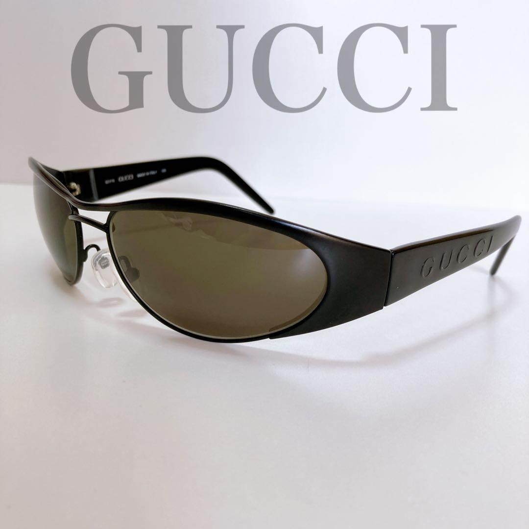 小物 GUCCI LogoDesignFrame Sunglasses y2k 00s
