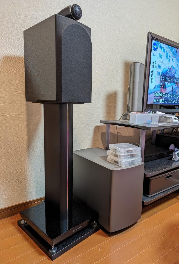 天然黒御影石　山西黒　オーディオボード　●400×400×20●　5面磨き　2枚