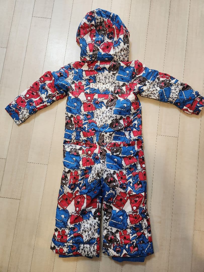 Rさま専用　BURTON キッズ モンスター柄スキーウェア つなぎ 4Tサイズ