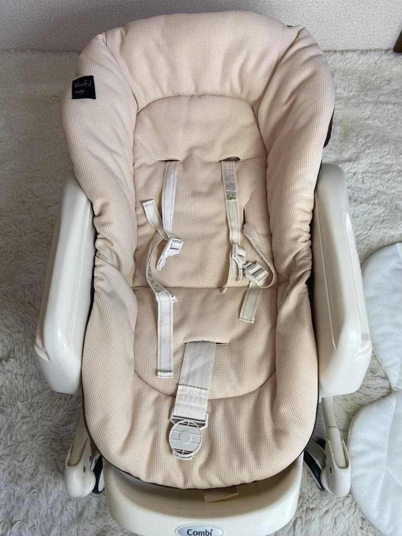 《良品》Combi コンビ ネムリラ おやすみ&チェア 手動 ハイローチェア