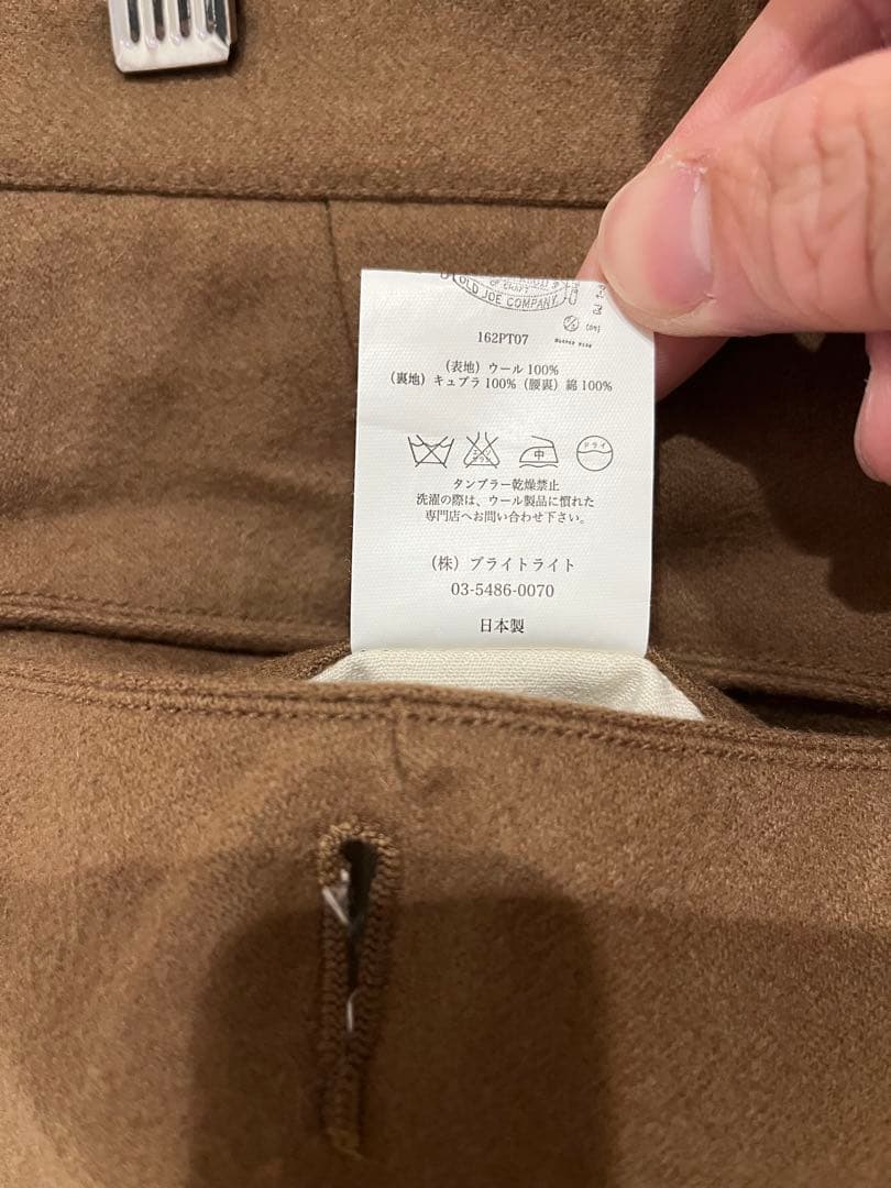 OLD JOE オールドジョー　ウールパンツ　トラウザーズ　スラックス　L