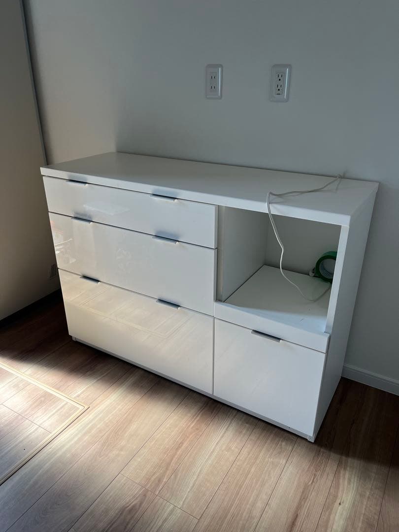 ニトリカップボード　食器棚　幅120cm エトナ