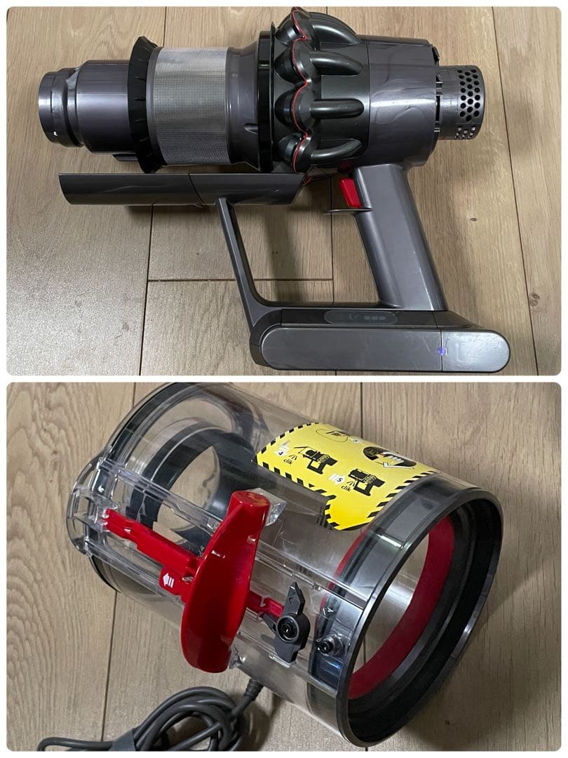 ダイソン⑦V10SV12美品フロアドック２ヘッドから選択 補強トリガ フルパーツ