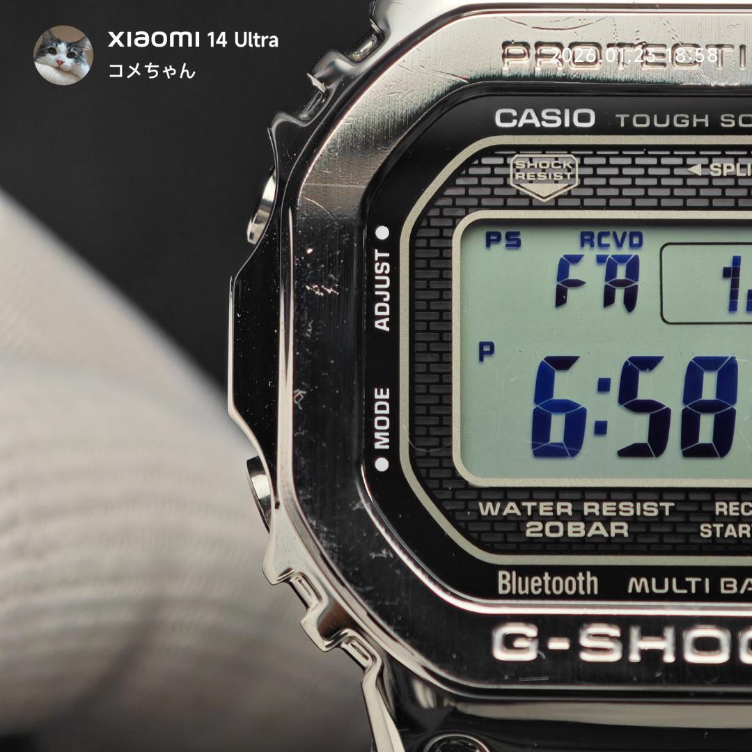 カシオ G-SHOCK　GMW-B5000D-1JF