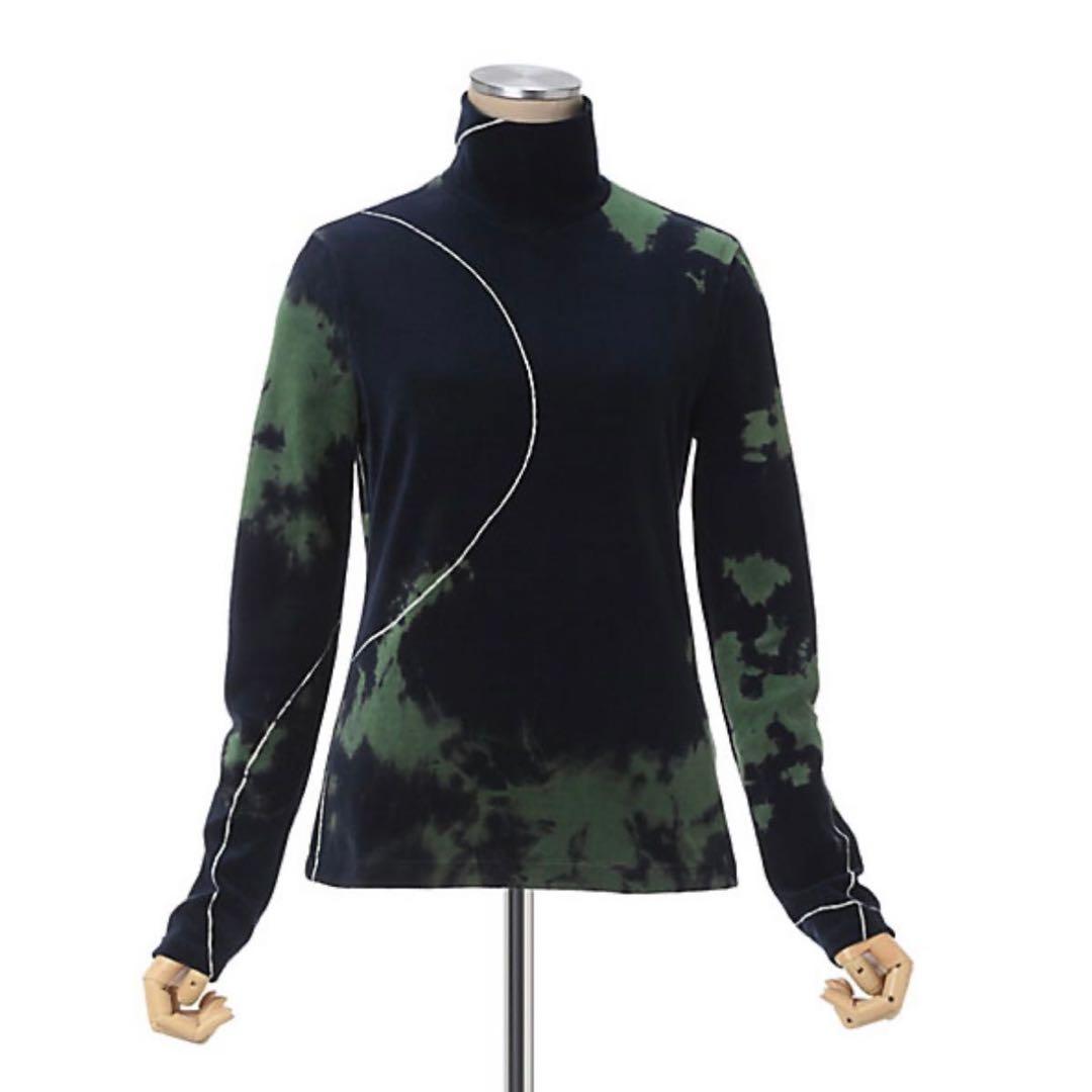 未使用 mame kurogouchi マメクロゴウチ 金継ぎ ベロアカットソー