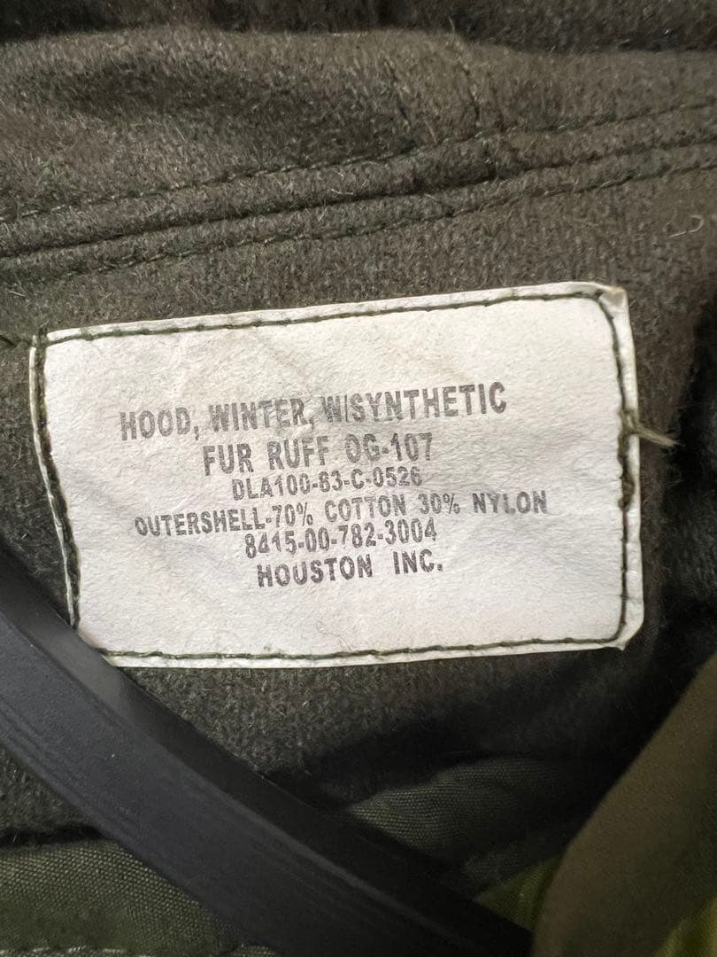 HOUSTON M-65 フィッシュテールパーカー Lサイズ フルセット