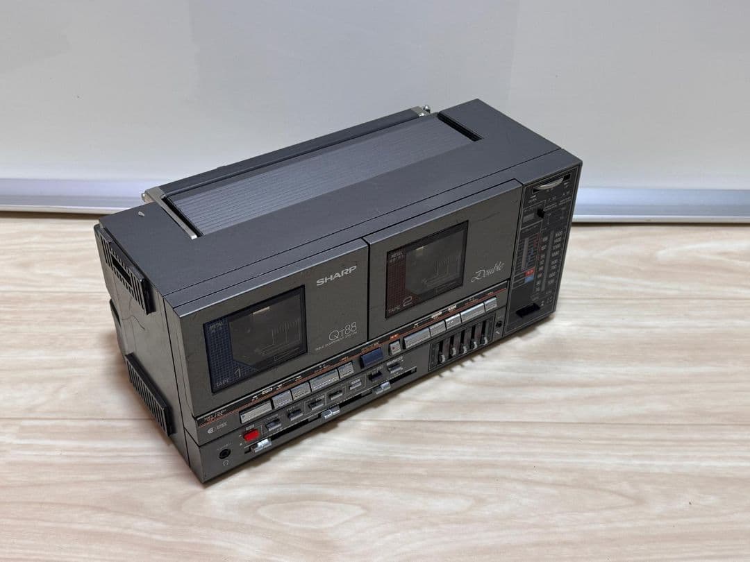 SHARP ダブルカセットデッキ QT88 ジャンク