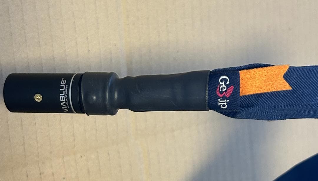 VIABLUE XLR端子　GE3.jpオーディオケーブル 0.8ｍ