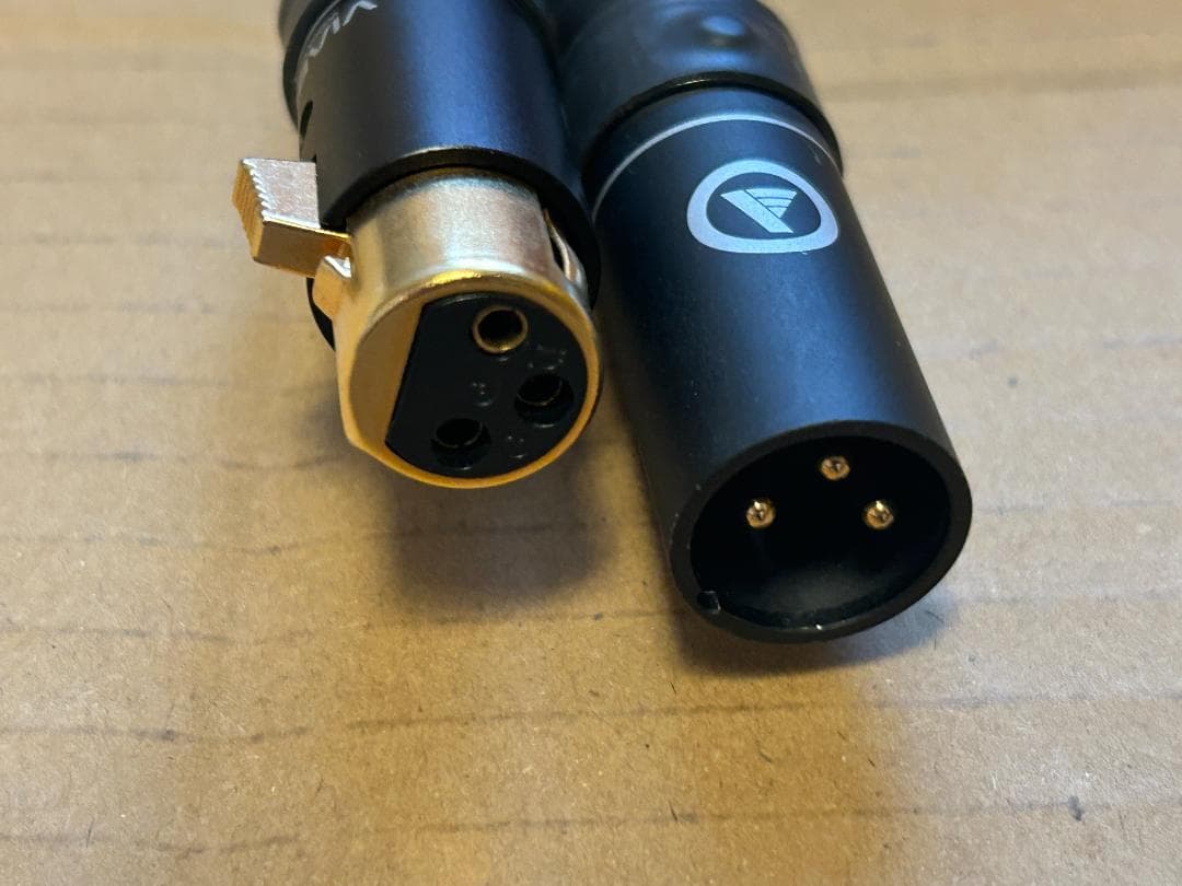 VIABLUE XLR端子　GE3.jpオーディオケーブル 0.8ｍ