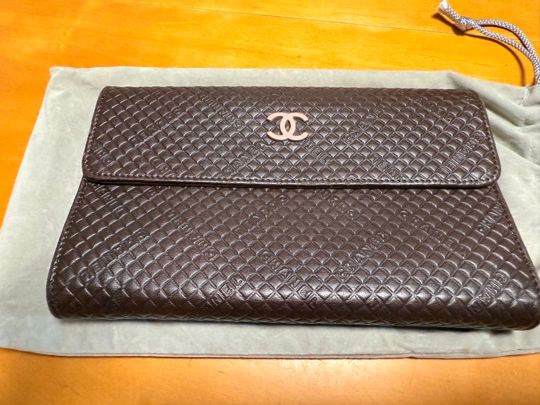 CHANEL シャネル チョコバー　長財布　 ヴィンテージ美品