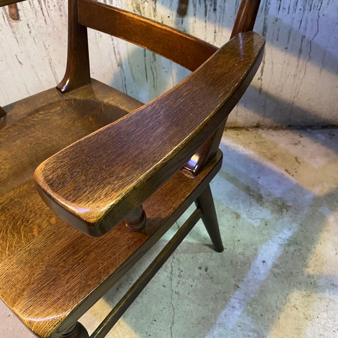 【美品】柏木工 ダイニング アーム　チェア WILDERNESS ウィルダネス④