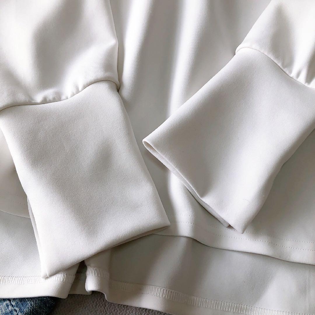 【美品】リヴドロワ ダンボールポンチョプルオーバー ホワイト