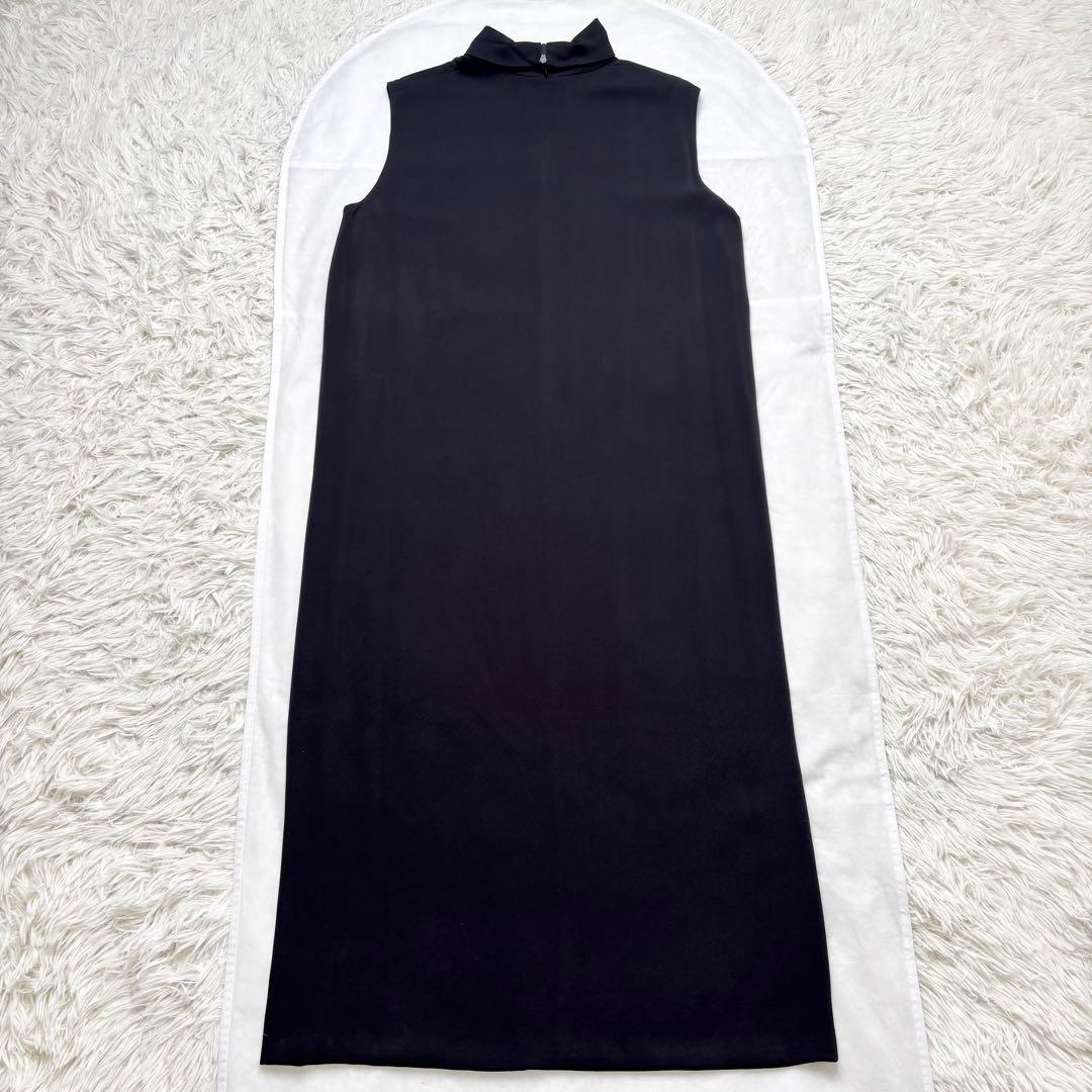 エルメス マルジェラ期 シルク100% ロングハイネックワンピース ノースリーブ