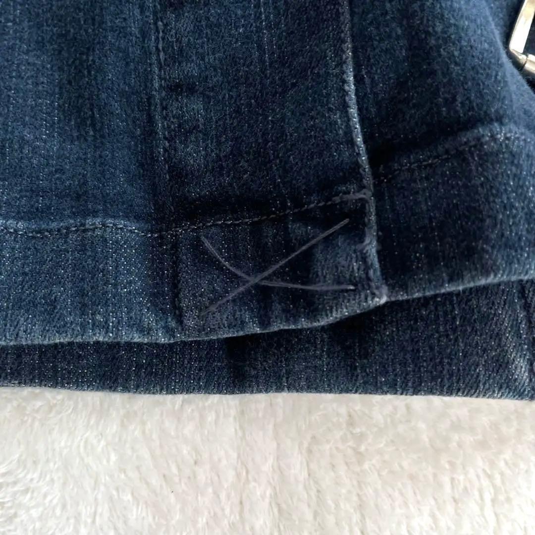 マイケルコース デニム トレンチコート M インディゴ ベルト付き 希少 ロング