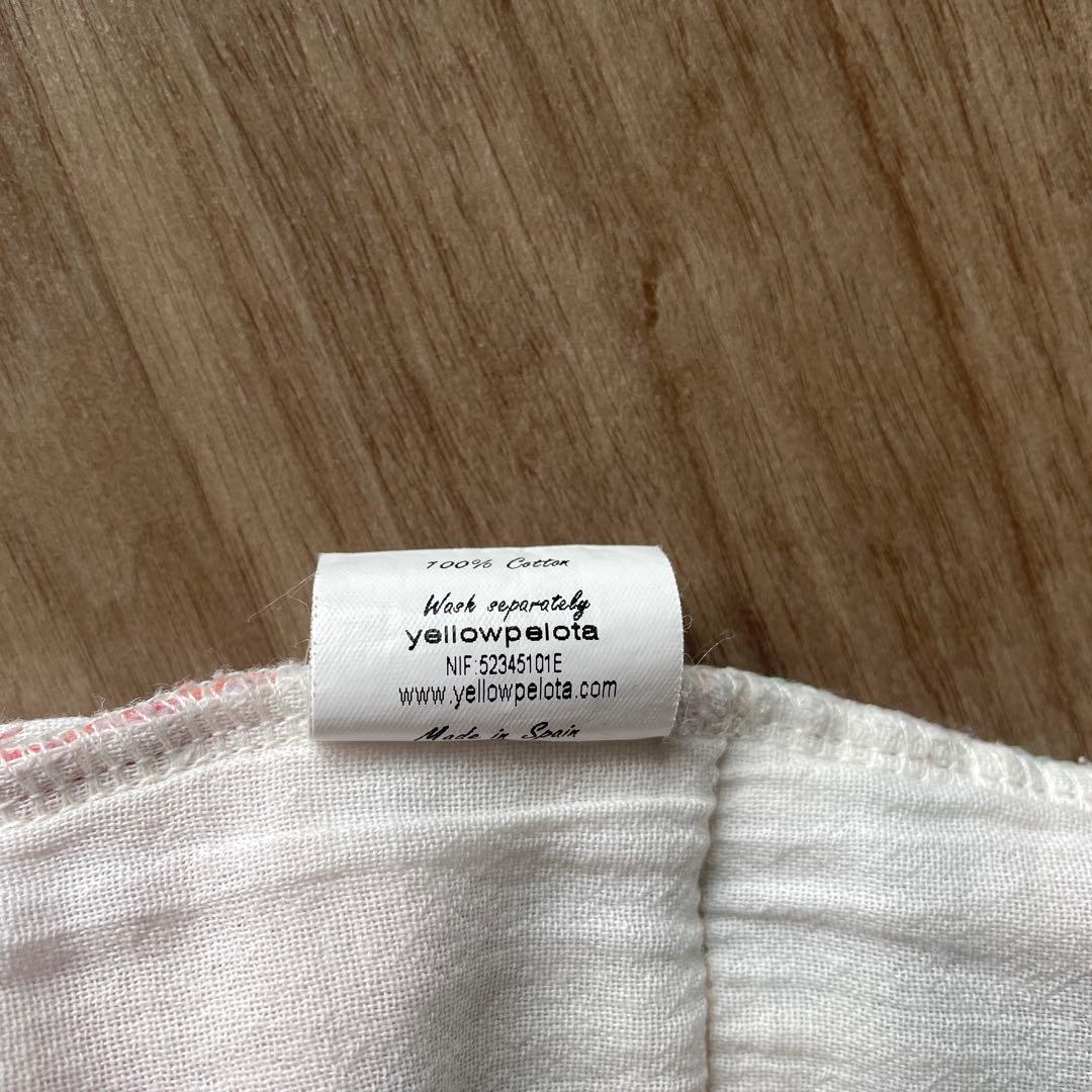 Yellow pelota 花柄キルティングパンツ