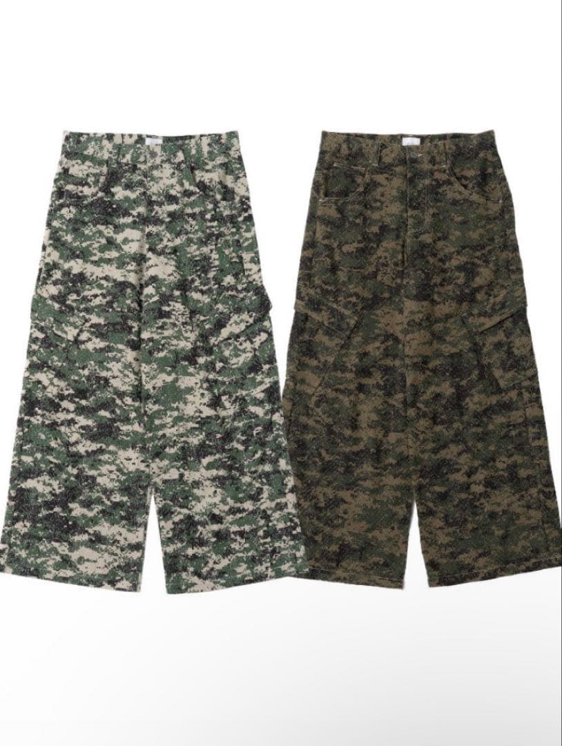 Blessu カモ　カーゴバギーパンツ　punkandyo fti earl