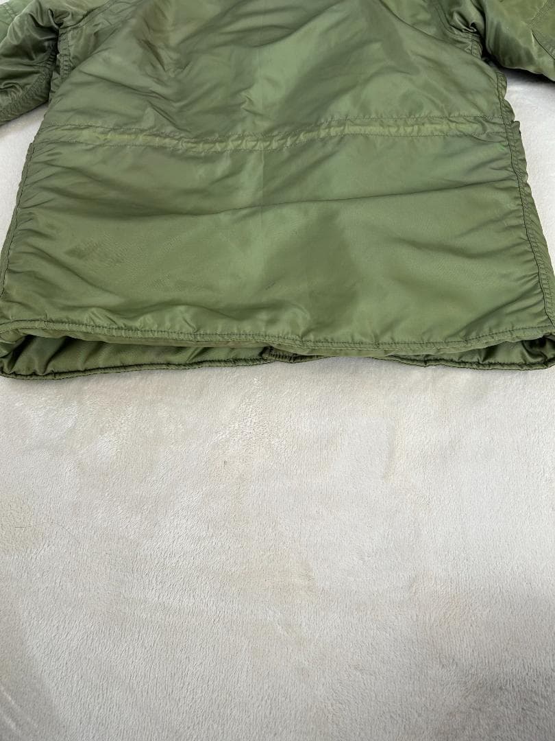 アルファインダストリー　N-3Bフライトジャケット オリーブグリーン　パーカー