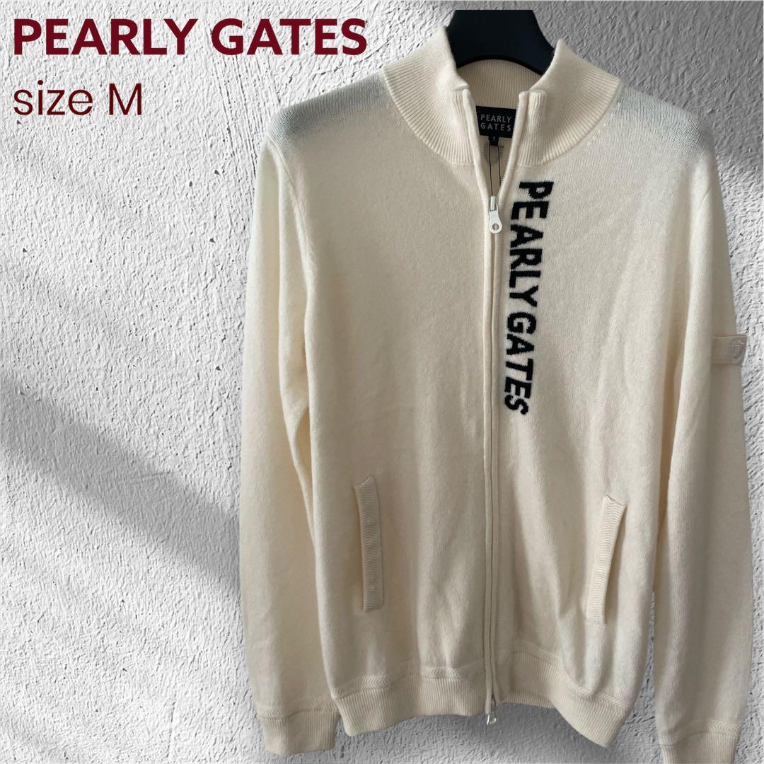 PEARLY GATES カシミヤ100% ダブルジップ ニットブルゾン M