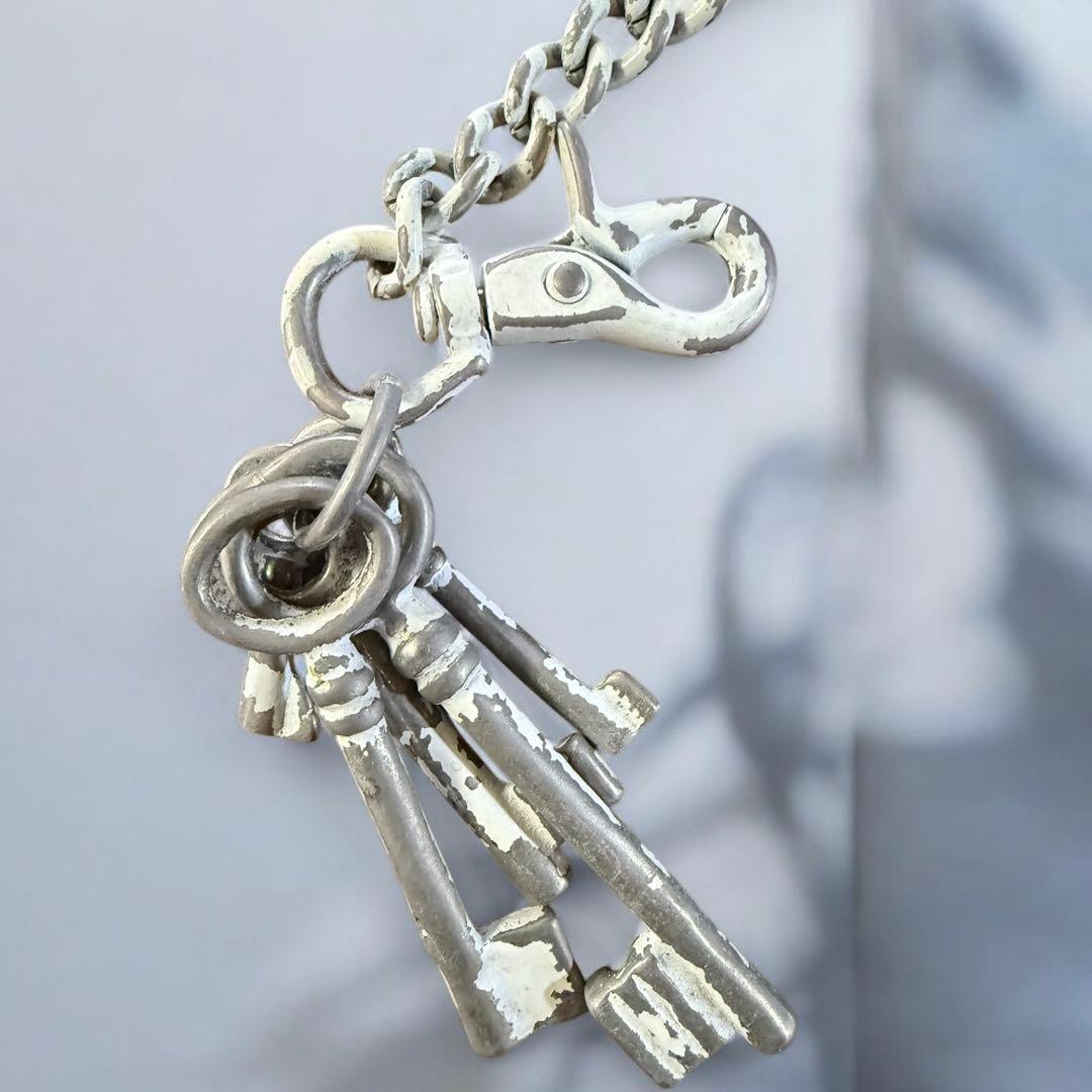 アンダーカバー 2006SS ハガレ加工 4連キー ウォレットチェーン