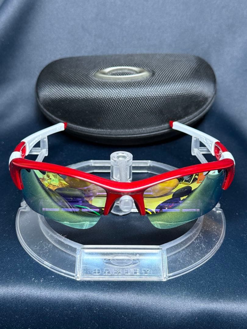 ☆オークリー☆フラックジャケット☆Team Red☆スペシャルコレクション☆