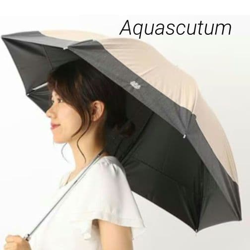 Aquascutum:アクアスキュータム　雨晴兼用傘　東レサマーシールド生地使用