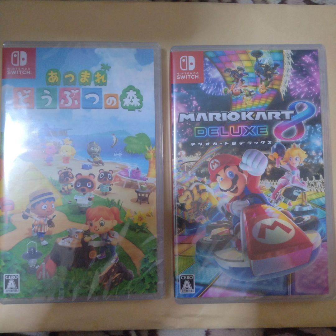 【新品】あつまれ どうぶつの森 &マリオカート8デラックスセット