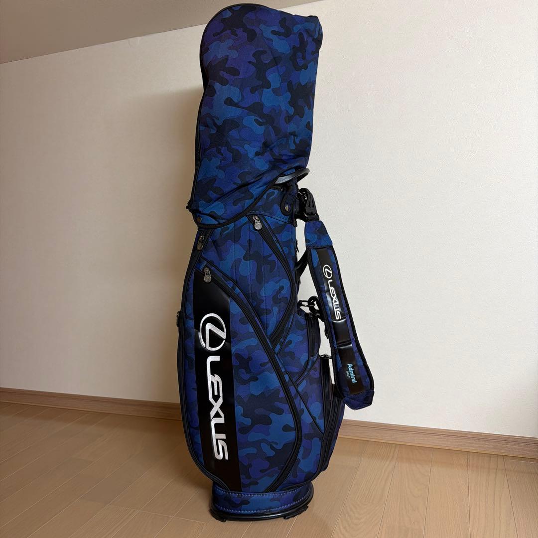 LEXUS/レクサス ゴルフ キャディバッグ9型【ブルーカモ】