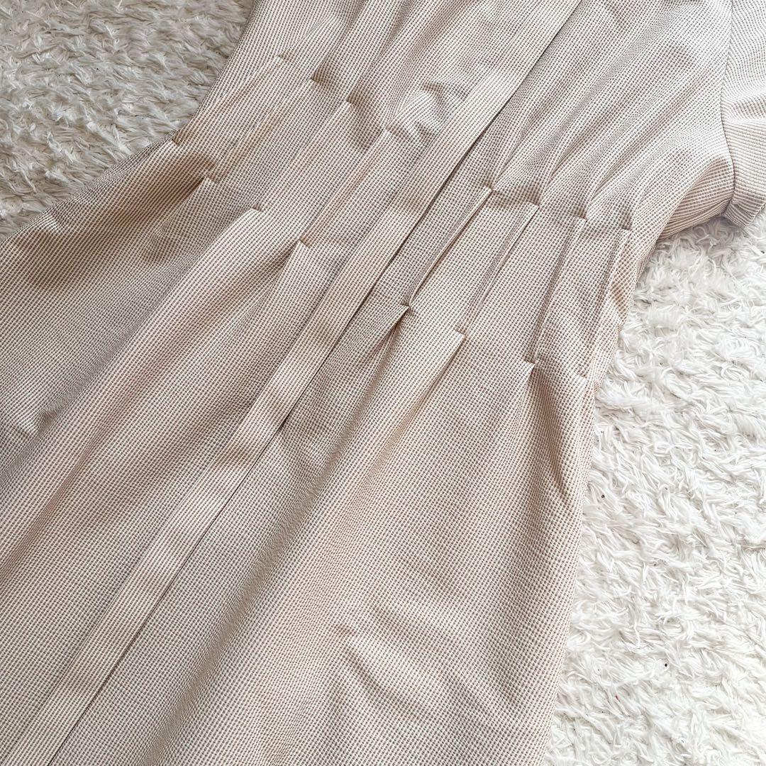 2024 ANAYI サッカーストレッチパフ袖 ワンピース　34