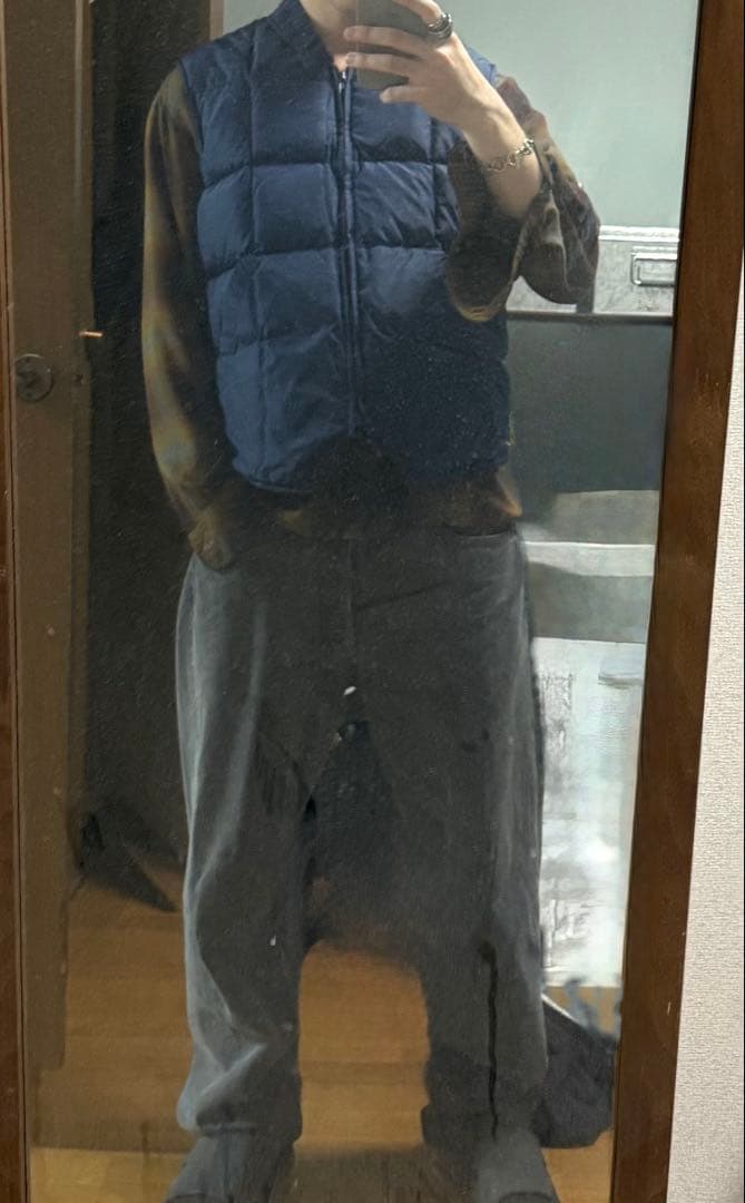 eddie bauer ダウンベスト 黒タグ 70s 80s