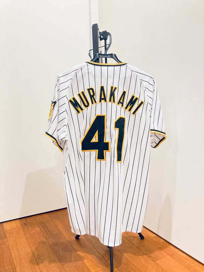 ミズノ　阪神タイガース　村上　ユニフォーム　メンズ　L 刺繍　阪神　公認　公式