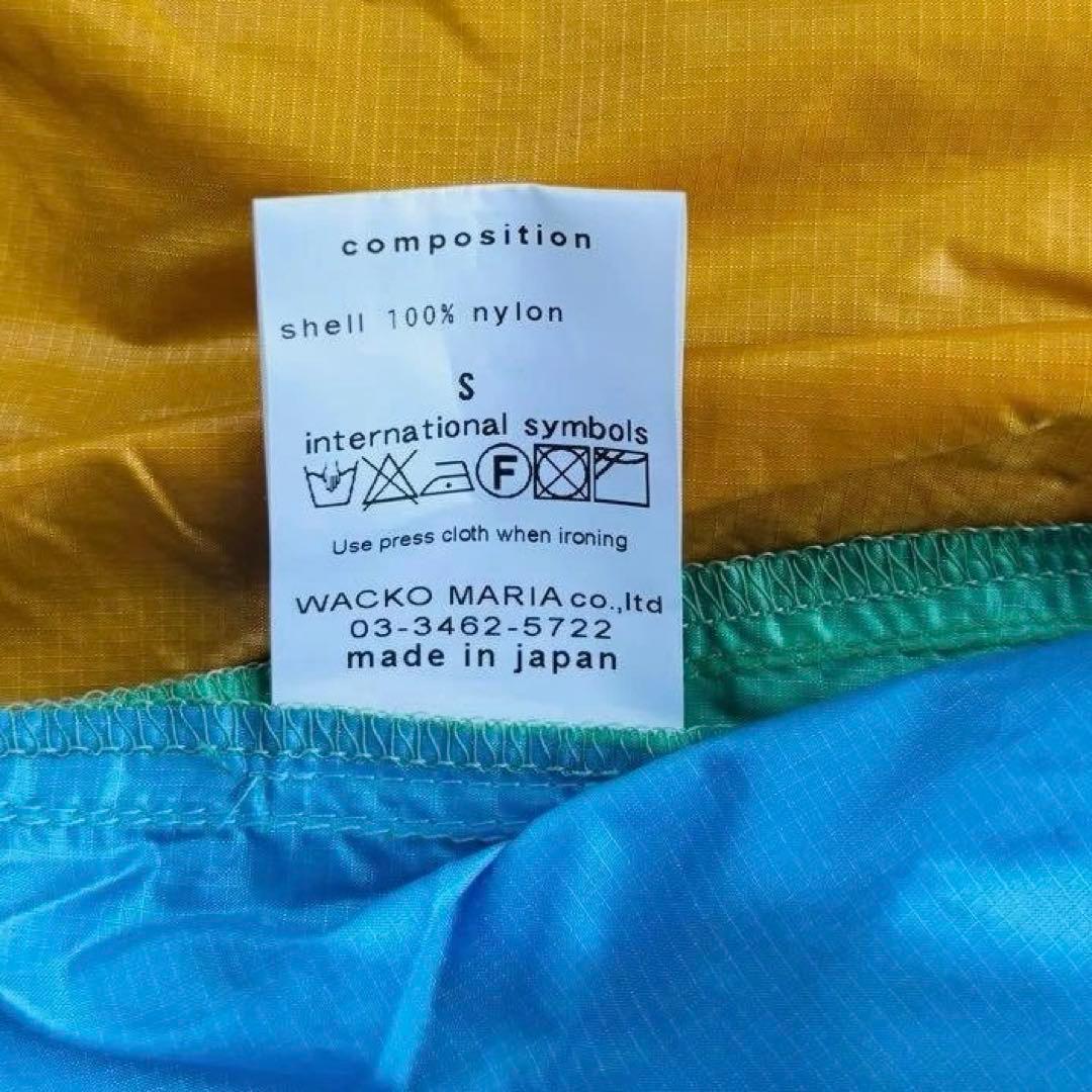 初期アーカイブ】WACKO MARIA ナイロンパーカー 日本製 背面ビッグロゴ
