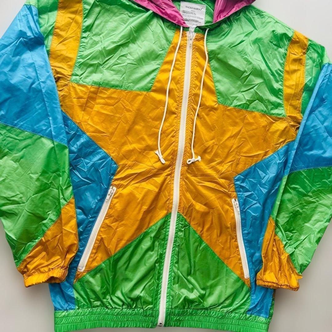 初期アーカイブ】WACKO MARIA ナイロンパーカー 日本製 背面ビッグロゴ