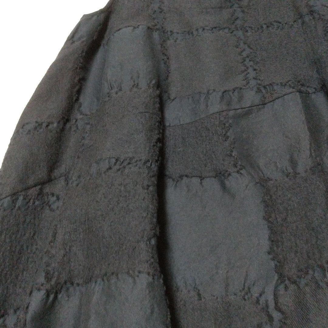 美品　慈雨　ワンピース　ウール　黒　L　センソユニコ