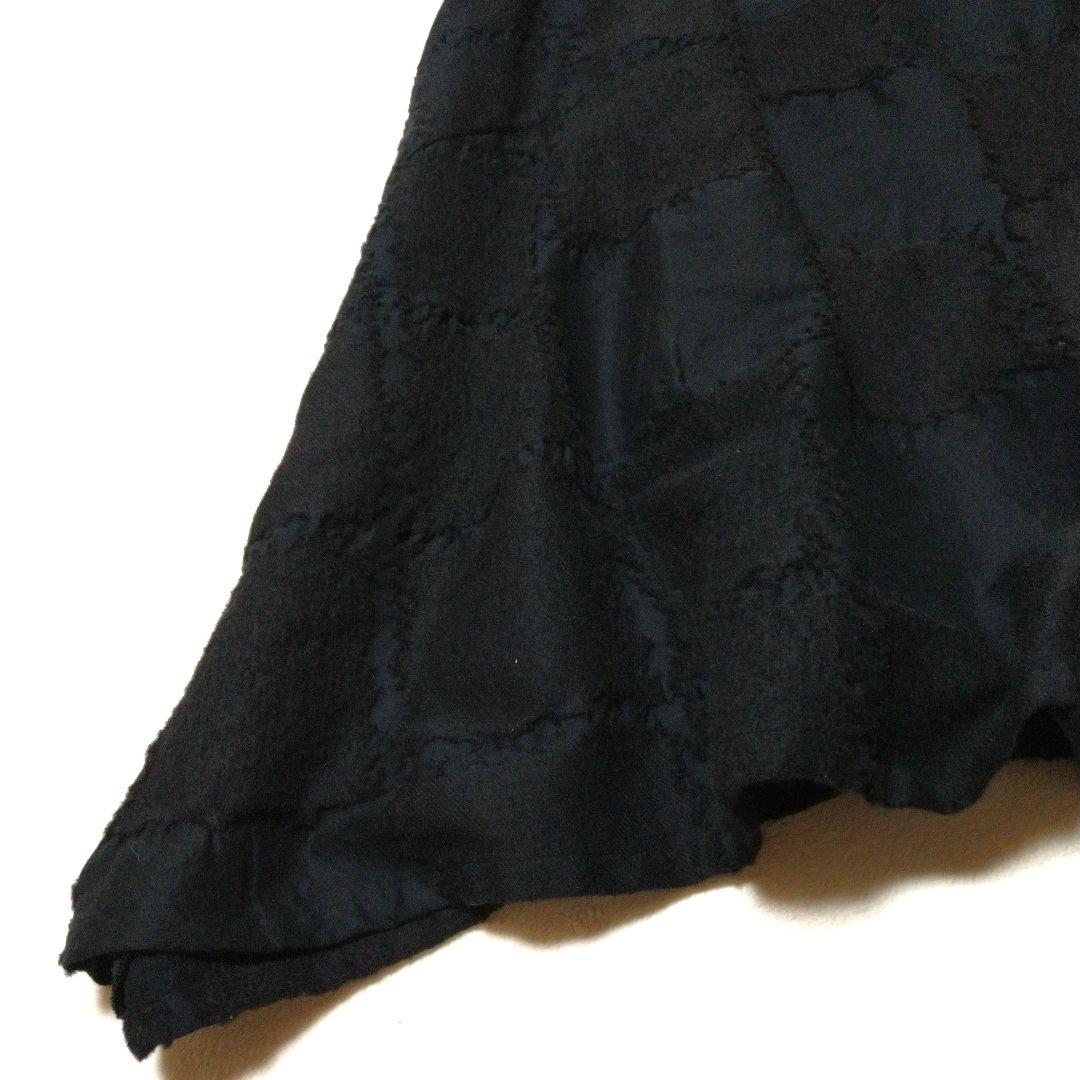 美品　慈雨　ワンピース　ウール　黒　L　センソユニコ