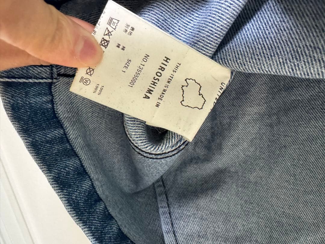 【美品】UNITED TOKYO コーディングデニムカバーオール