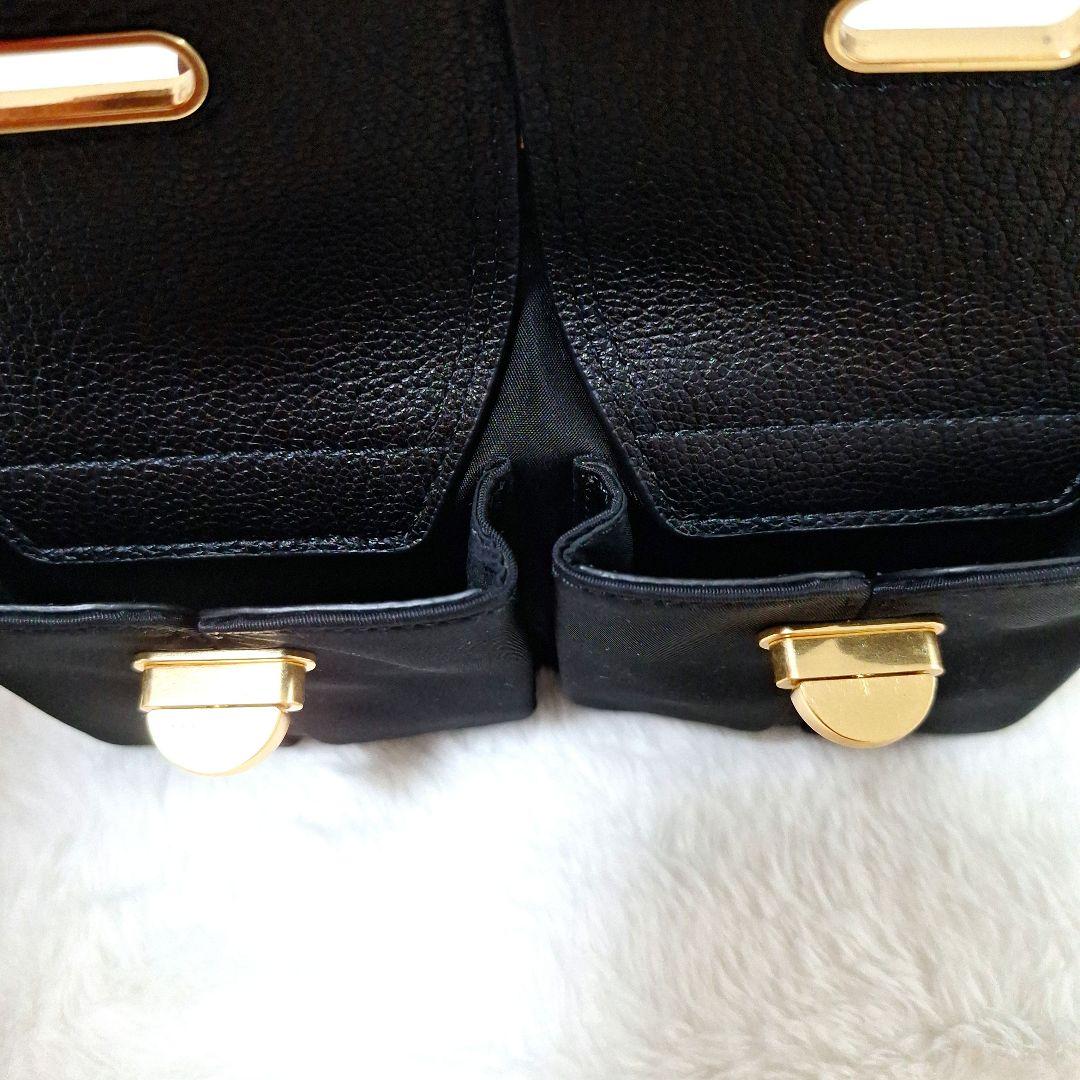 Used ♥ ケイトスペード ボディーバッグ ショルダー ブラック ゴールド