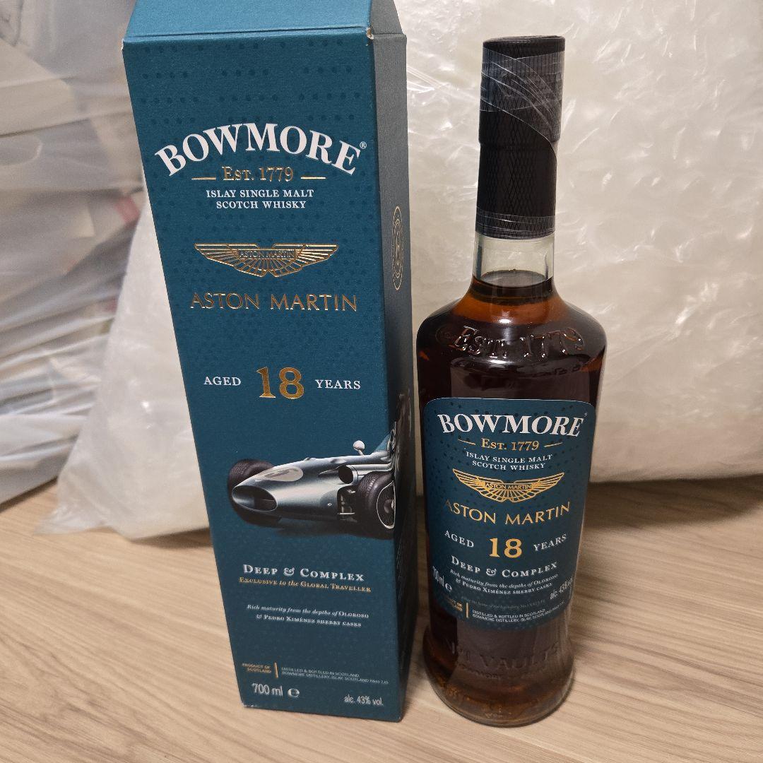 ボウモア18年 アストンマーチン 新品未開封
