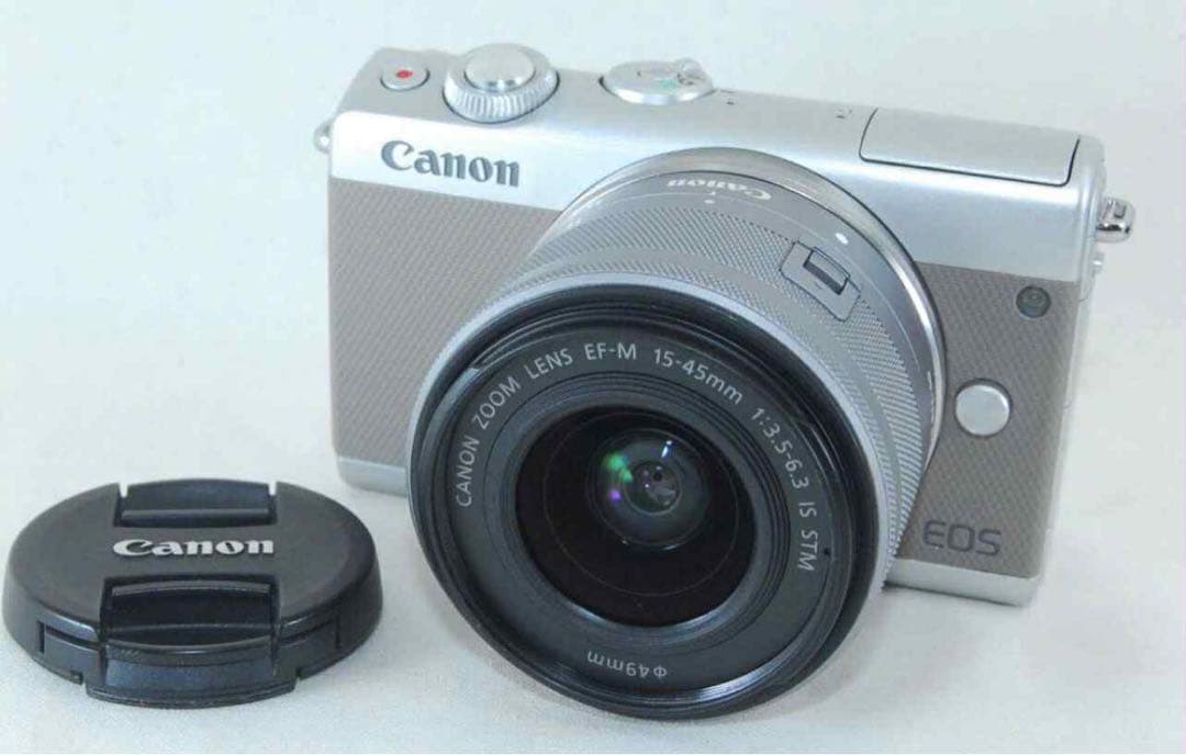 Canon EOS M100 シルバー 15-45mmレンズ付き