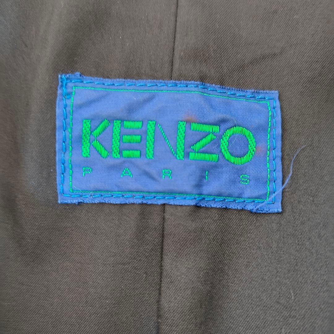 ケンゾー ロリス オーバーサイズ ファーコート パープル